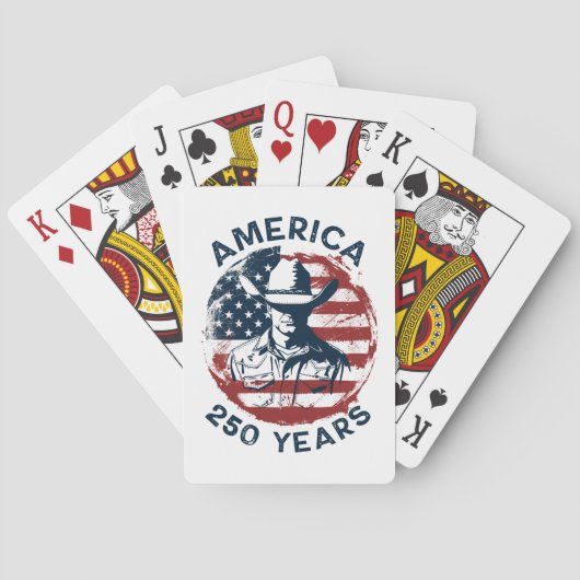 アメリカ建国250周年カウボーイ 1776-2026 トランプ (裏面)