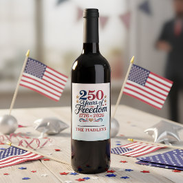 アメリカ建国250周年スカイ ワインラベル