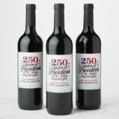 アメリカ建国250周年スカイ ワインラベル (ボトル)