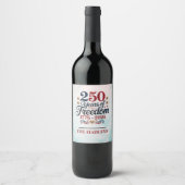 アメリカ建国250周年スカイ ワインラベル (正面)