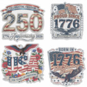 アメリカ建国250周年ステッカー シール (正面)