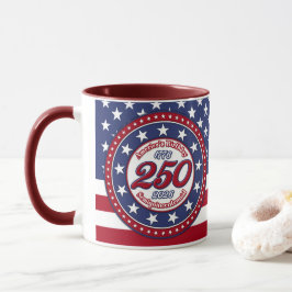 アメリカ建国250周年セミクワインセンテニアルフラグ マグカップ