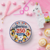 アメリカ建国250周年ダッキーお祝い ペーパーボウル (パーティー)