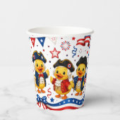 アメリカ建国250周年ダッキーズ愛国パーティーグッズ 紙コップ (裏面)