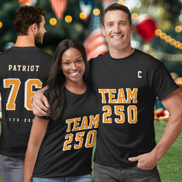 アメリカ建国250周年チーム 250イベント名パーティージャージ Tシャツ