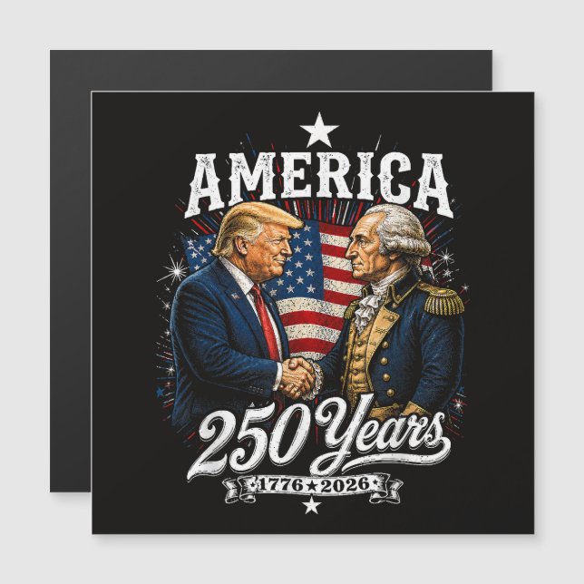 アメリカ建国250周年トランプワシントン (正面/裏面)