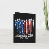 アメリカ建国250周年ハート旗 シーズンカード (裏面)