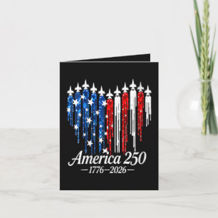 アメリカ建国250周年ハート旗 シーズンカード