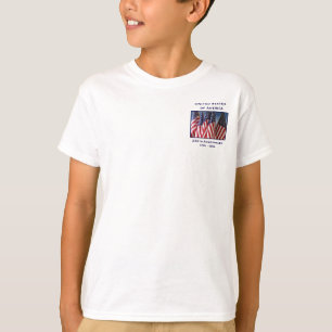 アメリカ建国250周年パトリオティックキッズ Tシャツ