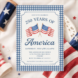 アメリカ建国250周年パーティー招待状 招待状