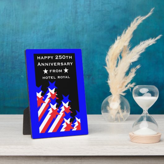アメリカ建国250周年パーティー&ビジネス フォトプラーク (側面)