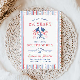 アメリカ建国250周年家族BBQ 招待状