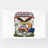 アメリカ建国250周年愛国ワシの祝祭 横断幕 (横)