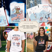 アメリカ建国250周年愛国主義のノームカウボーイブーツ トライブレンドTシャツ