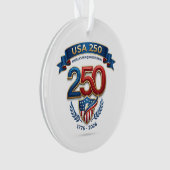 アメリカ建国250周年祝賀 オーナメント (正面)