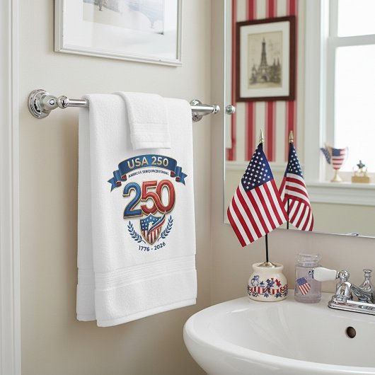 アメリカ建国250周年祝賀 ハンドタオル