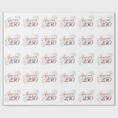 アメリカ建国250周年記念のお祝いアート - 250周年 ラッピングペーパー (フラット)