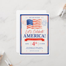 アメリカ建国250周年記念の招待状