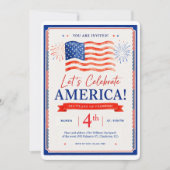 アメリカ建国250周年記念の招待状 招待状 (正面)