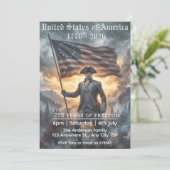 アメリカ建国250周年記念の歴史的な招待状 招待状 (スタンド正面)