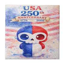 アメリカ建国250周年記念の陶器タイル