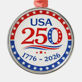 アメリカ建国250周年記念アクセサリー メタルオーナメント