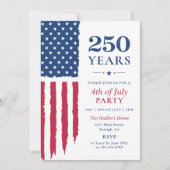 アメリカ建国250周年記念イベント 招待状 (正面)