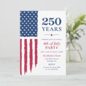 アメリカ建国250周年記念イベント 招待状 (スタンド正面)