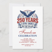 アメリカ建国250周年記念イベント 招待状 (正面)