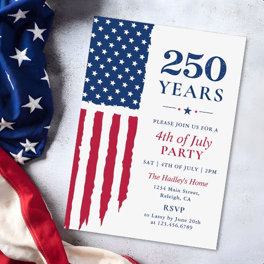 アメリカ建国250周年記念イベント 招待状