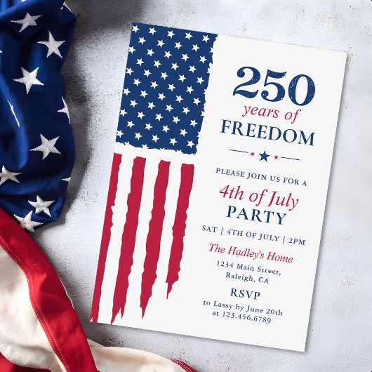 アメリカ建国250周年記念イベント 招待状