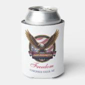 アメリカ建国250周年記念イベント 缶クーラー (缶正面)