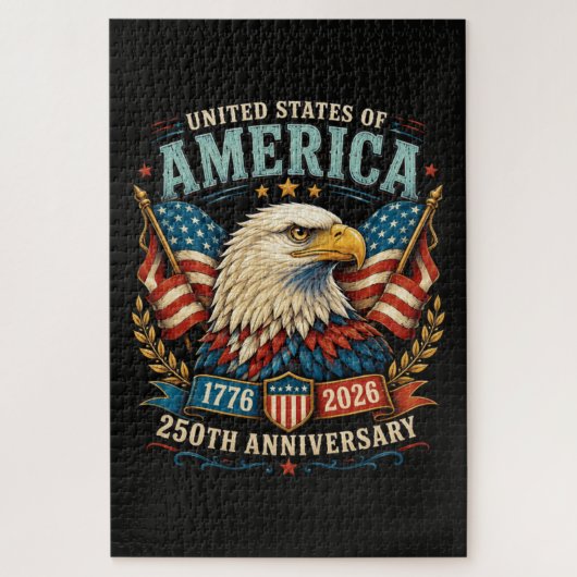 アメリカ建国250周年記念イーグル ジグソーパズル (縦)