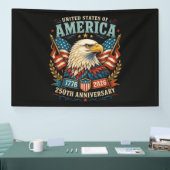 アメリカ建国250周年記念イーグル 横断幕 (トレードショー)