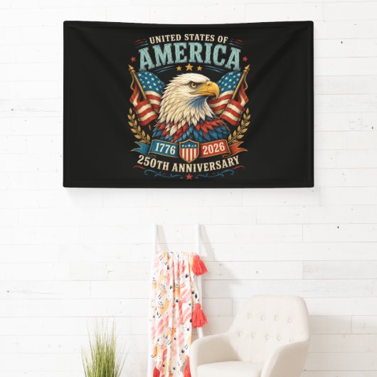 アメリカ建国250周年記念イーグル 横断幕 (インサイチュ)