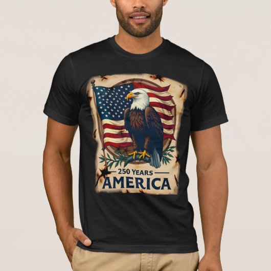 アメリカ建国250周年記念エディション Tシャツ (正面)
