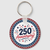 アメリカ建国250周年記念カスタムフォトキーチェーン キーホルダー (正面)