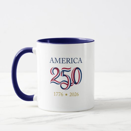 アメリカ建国250周年記念ギフト マグカップ (左)
