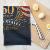 アメリカ建国250周年記念グッズ キッチンタオル (四つ折り)