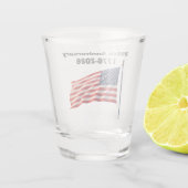 アメリカ建国250周年記念グッズ ショットグラス (裏面)