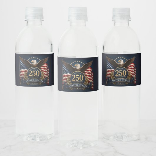 アメリカ建国250周年記念グッズ ペットボトルラベル (ボトル)