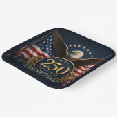 アメリカ建国250周年記念グッズ ペーパープレート (傾斜あり)