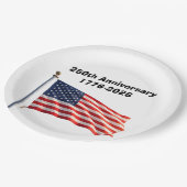 アメリカ建国250周年記念グッズ ペーパープレート (アングル)