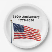アメリカ建国250周年記念グッズ ペーパープレート (正面)