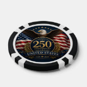 アメリカ建国250周年記念グッズ ポーカーチップ (シングル)