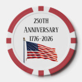 アメリカ建国250周年記念グッズ ポーカーチップ (正面)