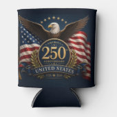 アメリカ建国250周年記念グッズ 缶クーラー (正面)