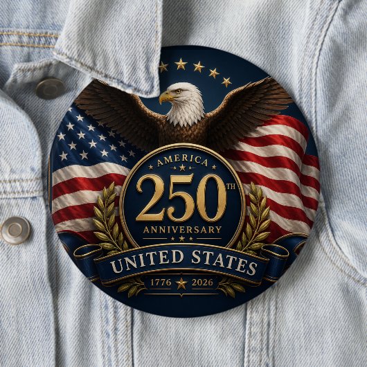 アメリカ建国250周年記念グッズ 缶バッジ (インサイチュ)