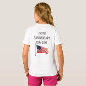 アメリカ建国250周年記念グッズ Tシャツ (裏面フル)