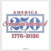 アメリカ建国250周年記念グラフィック – 1776-2026 シール (シート)